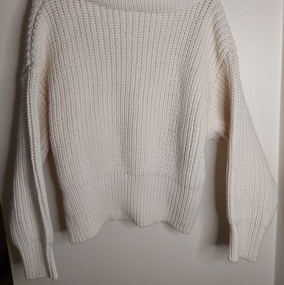 NWT H&M Ivory Cozy Chunky Knit Sweater - Picture 6 of 10
